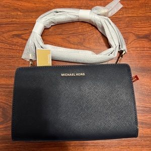 Michael Kors Jet Set Crossbody Saffiano Leather